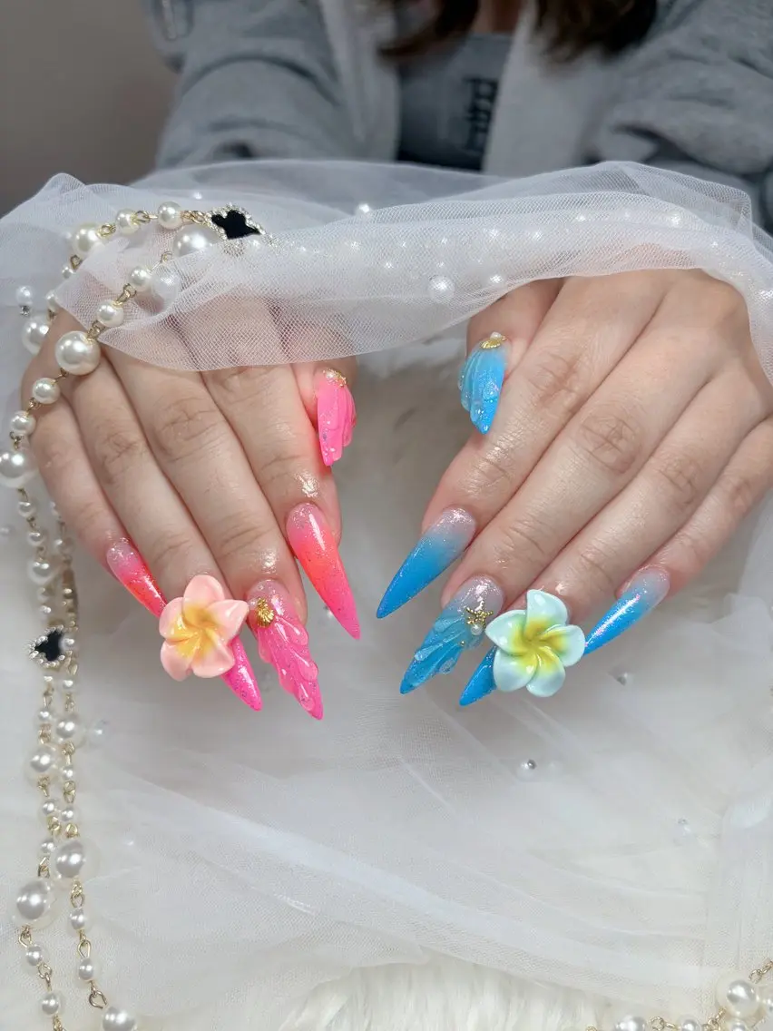 ネイル フットネイル ジェルネイル 韓国ネイル マグネットネイル 持ち込み ハンドネイル Huyn Nail Shinjyukuのネイルデザイン