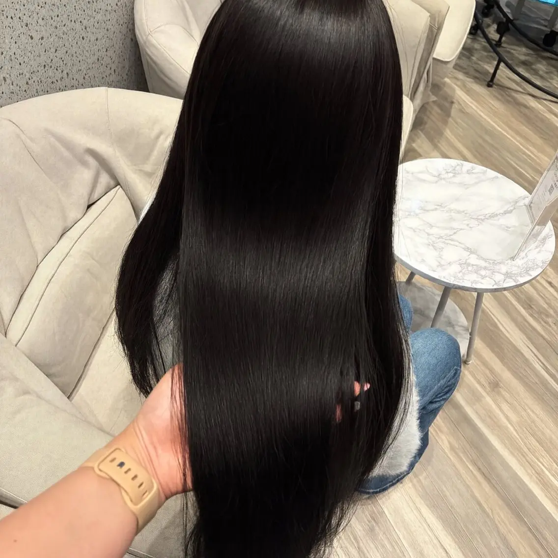 【さらさらモテ髪♪】🎀レディースカット⭐️最新髪質縮毛矯正⭐️ コラーゲンミストトリートメント🫧の写真