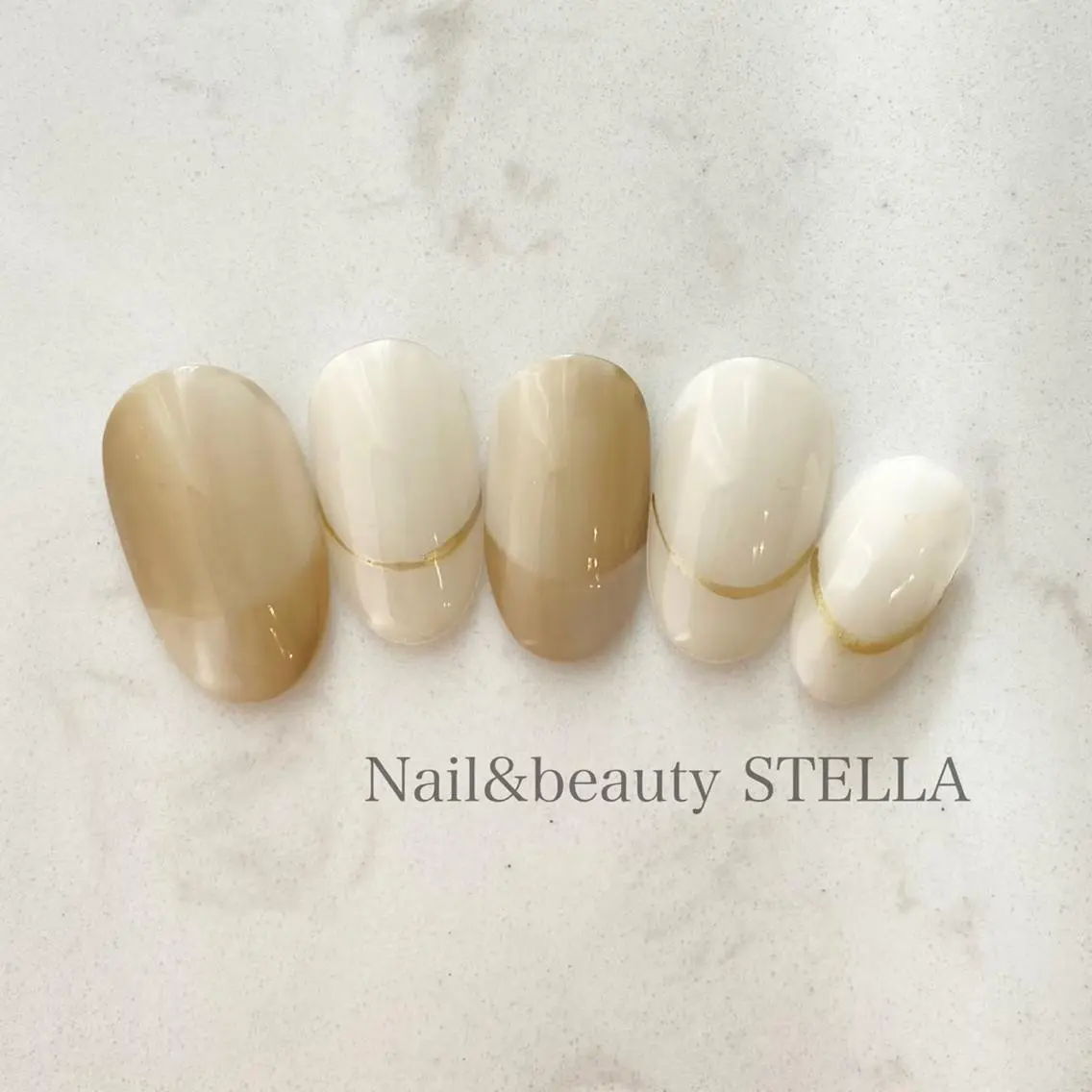 ネイル フレンチネイル オンブレフレンチ STELLA harunaのネイルデザイン