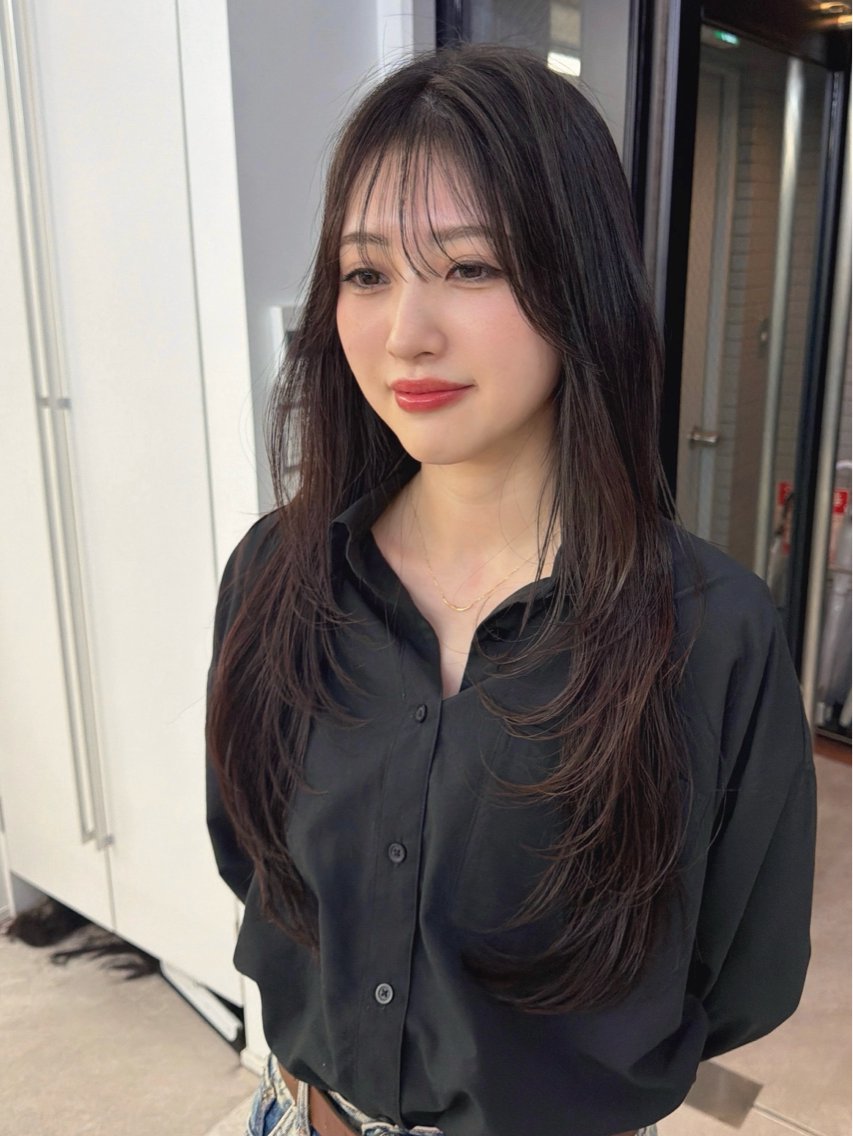 ロング わかまつ　ももみ 🕊️/ヘアセットのヘアスタイル
