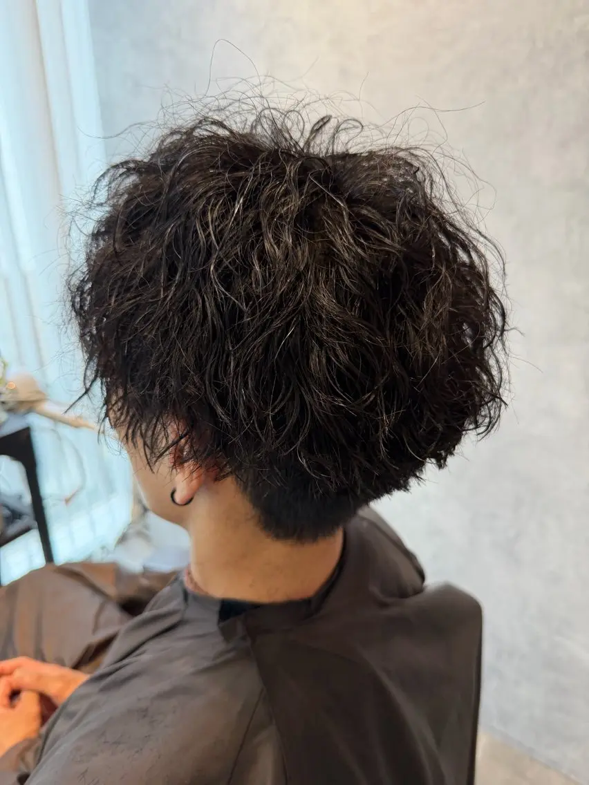 パーマ メンズ カット パーマ La fith 健人のヘアスタイル