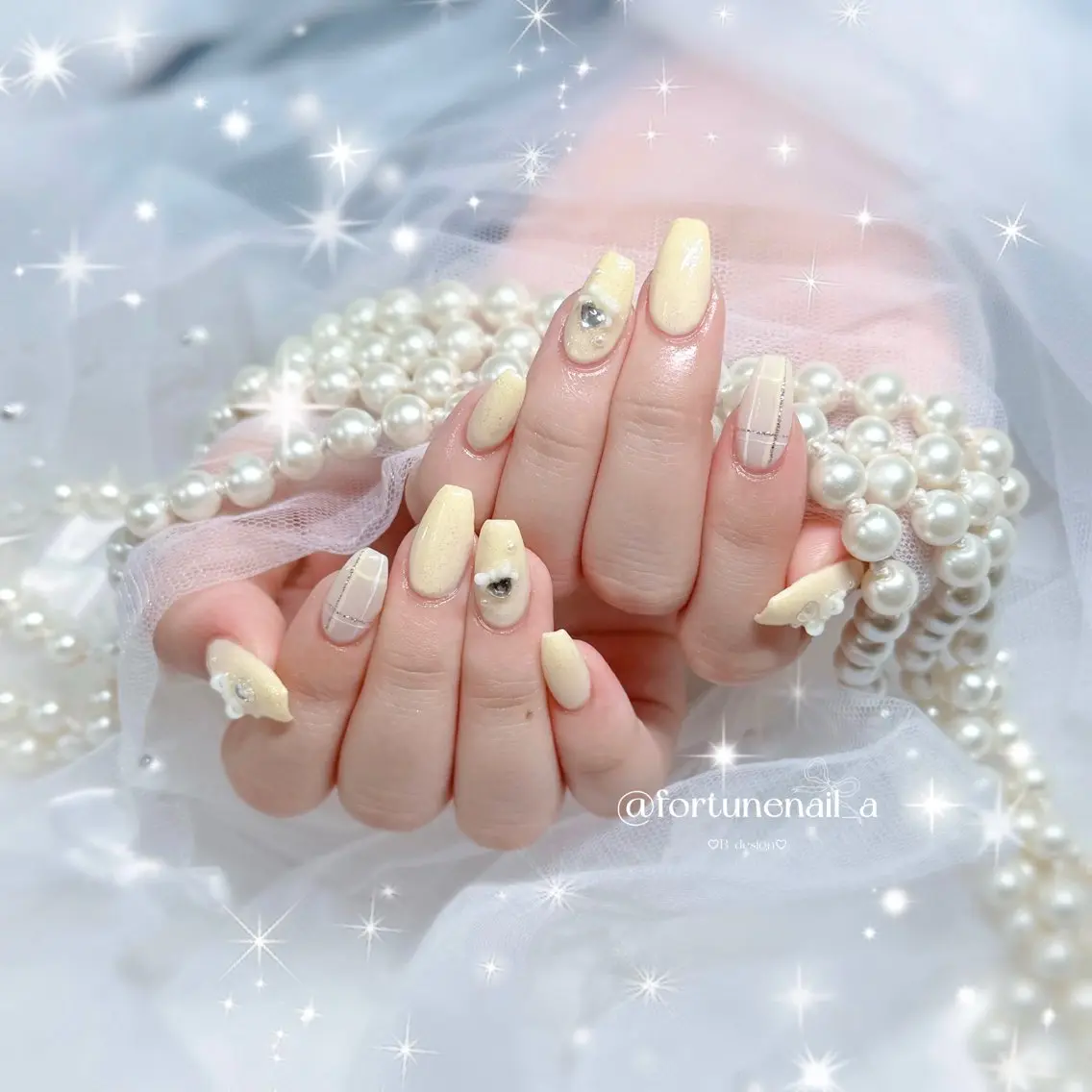 ネイル ハンドネイル ✩.*🎀 aoi🎀のネイルデザイン