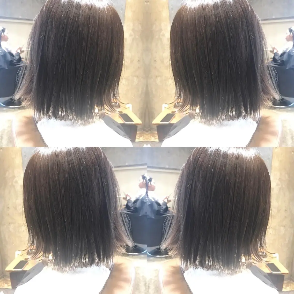 ショート カラー パーマ ヘアアレンジ メンズ キッズ ネイル マツエク・マツパ アッシュ ダブルカラー サロンドミルク 原宿のヘアスタイル