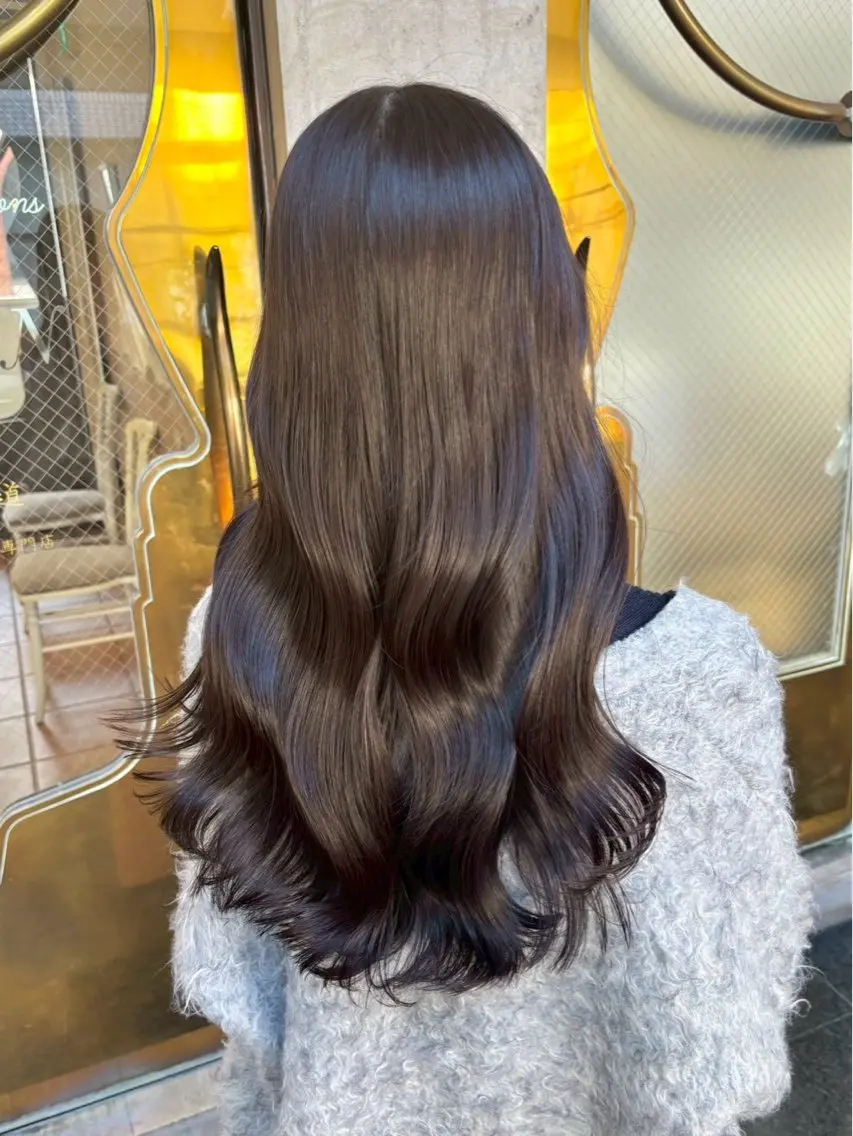 ロング カット ヘアカラー トリートメント ✨️髪質改善＆艶カラ ー✨️Yudaiのヘアスタイル