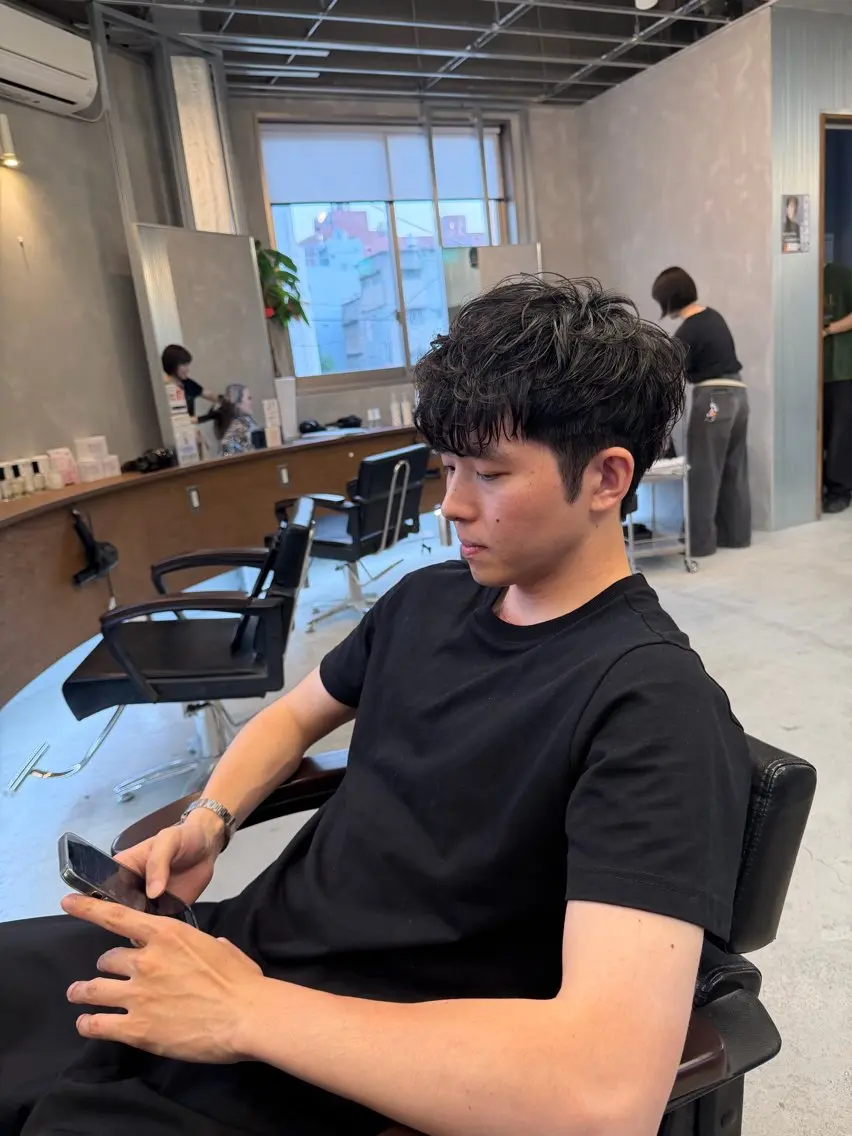 パーマ メンズ メンズパーマ ✂︎SAITOU AKIRA✂︎のヘアスタイル