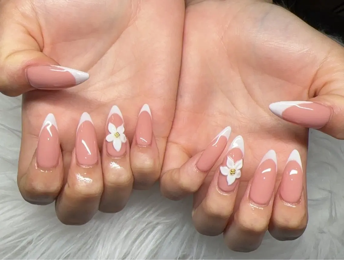 ネイル フラワーネイル ハンドネイル nail salon OnRのネイルデザイン