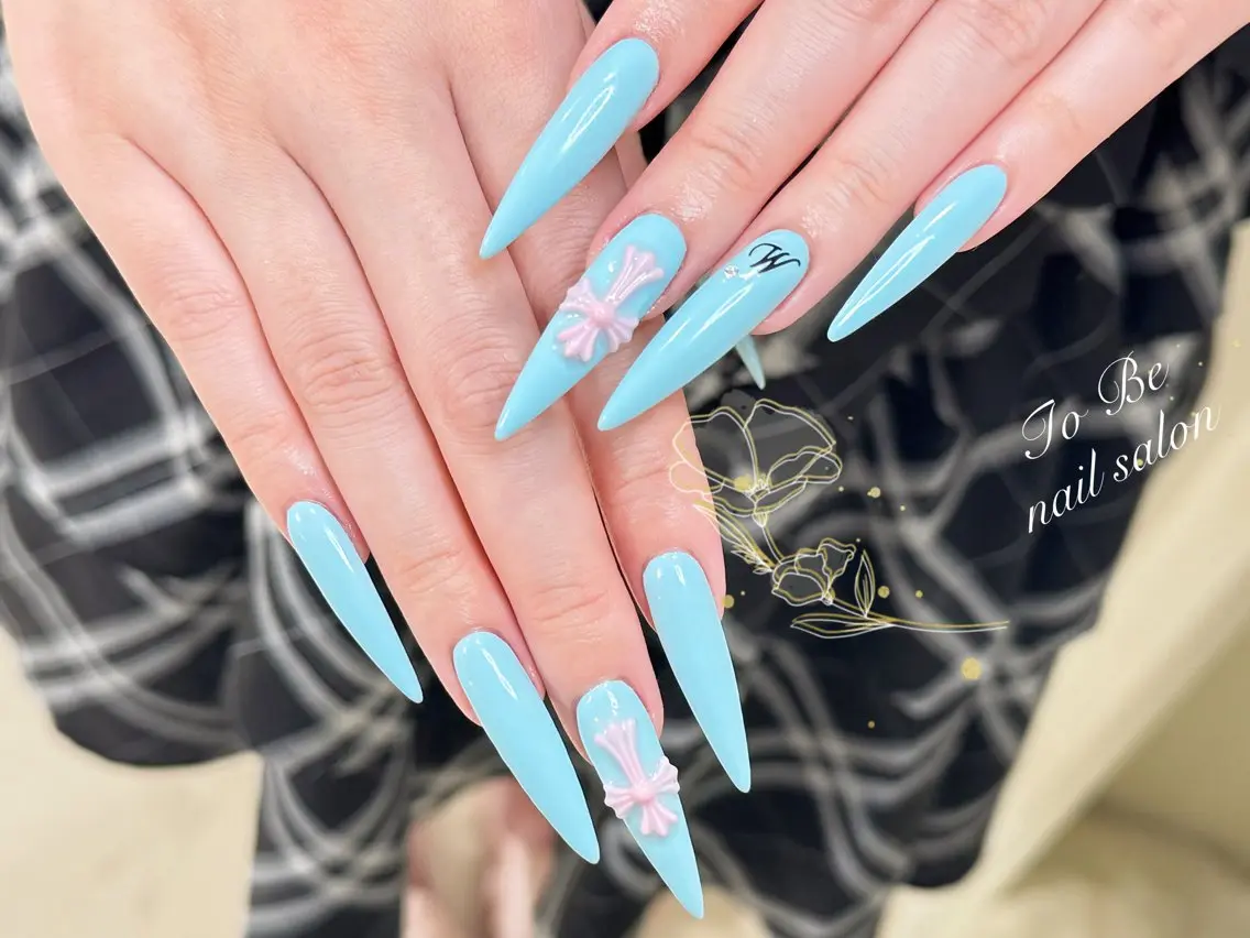ロング ハンドネイル Nail Salon To Be珈月のネイルデザイン