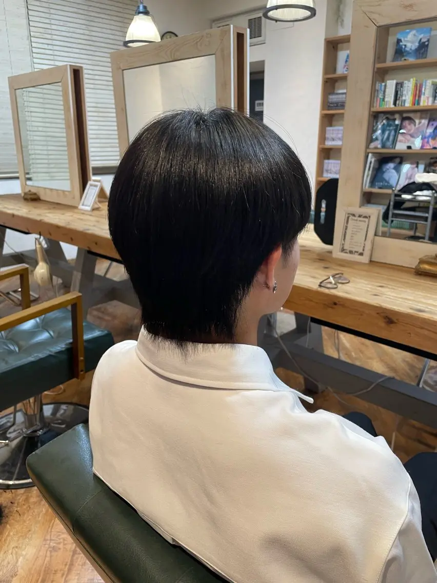 メンズ マッシュ メンズウルフカット ウルフカット LITTLE SORAのヘアスタイル