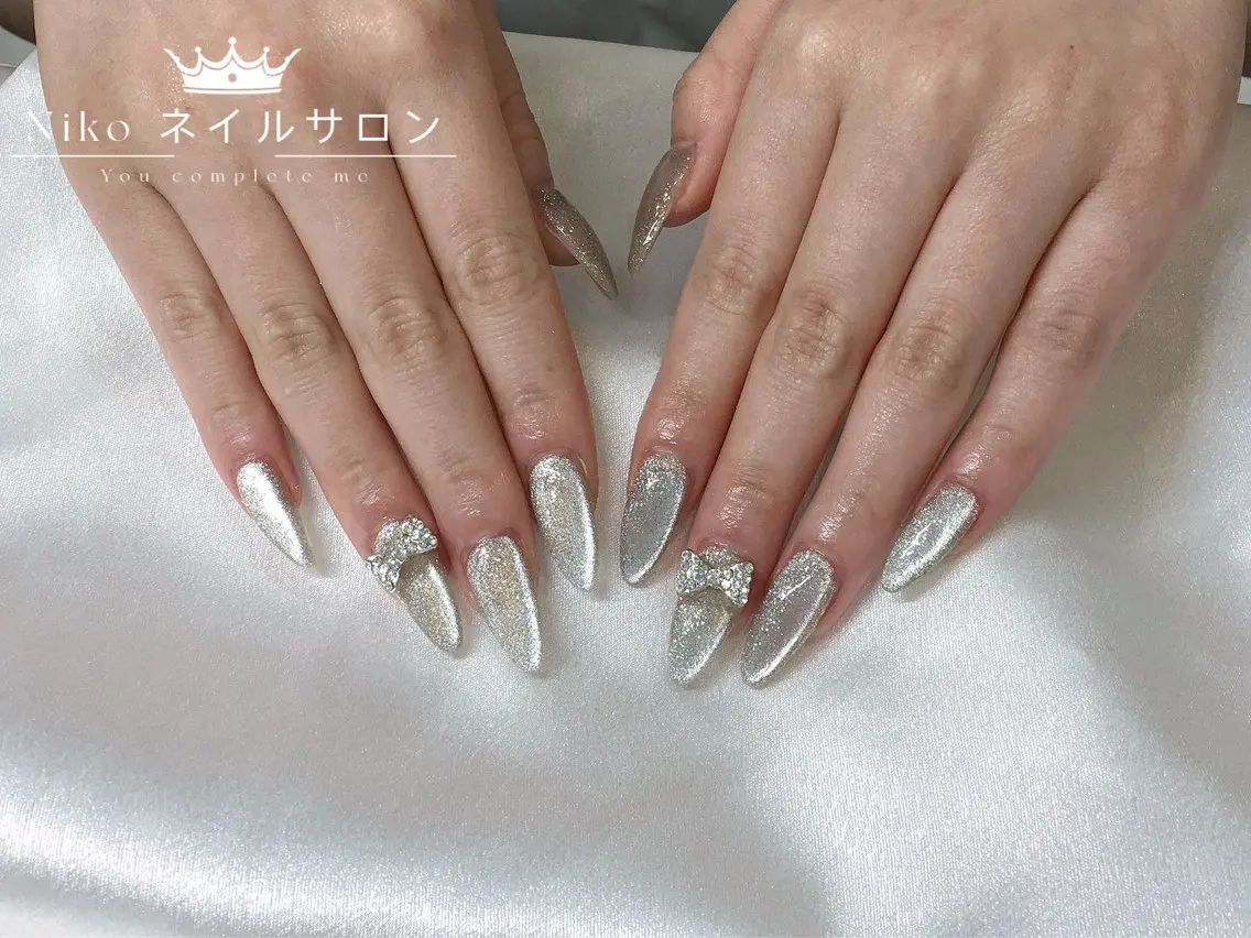 ネイル チークネイル 長さ出し フットネイル フレンチネイル ジェルネイル ハンドネイル Niko KIKIのネイルデザイン