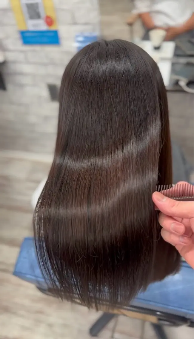 似合わせカット💇×お任せワンカラー＋クイックトリートメントの写真