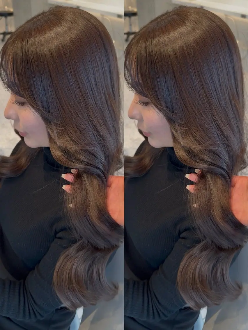 ロング レイヤーカット 🎀透明感カラー shizuka🎀のヘアスタイル