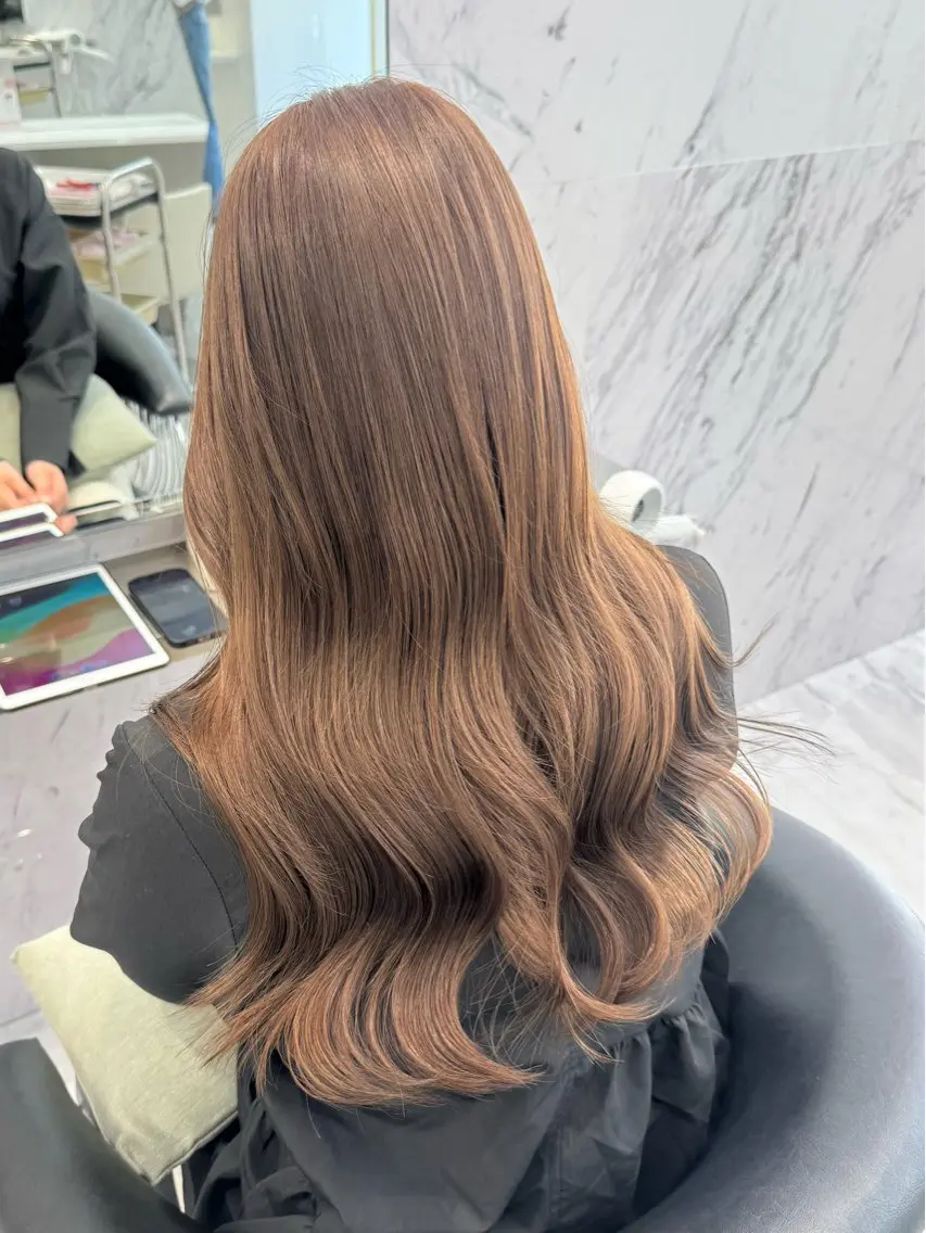 ロング ヘアカラー Parve  Mix 🫧梶川虹のヘアスタイル
