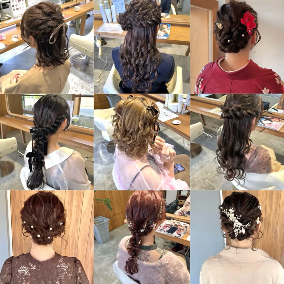 【結婚式お呼ばれ】ヘアセット。の写真
