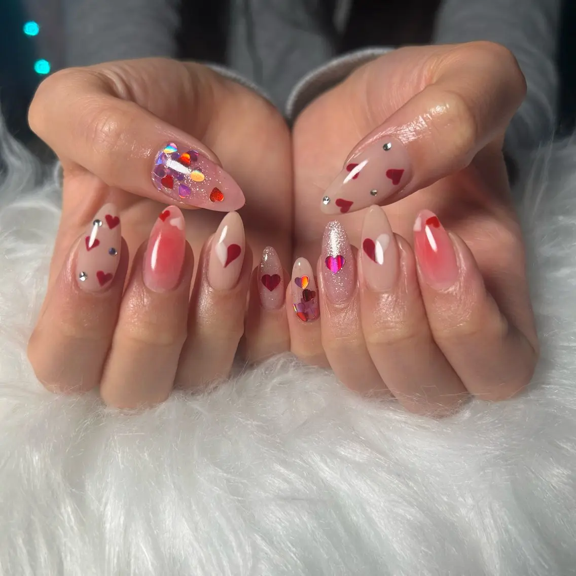 ネイル ハート ハンドネイル haac nailsのネイルデザイン