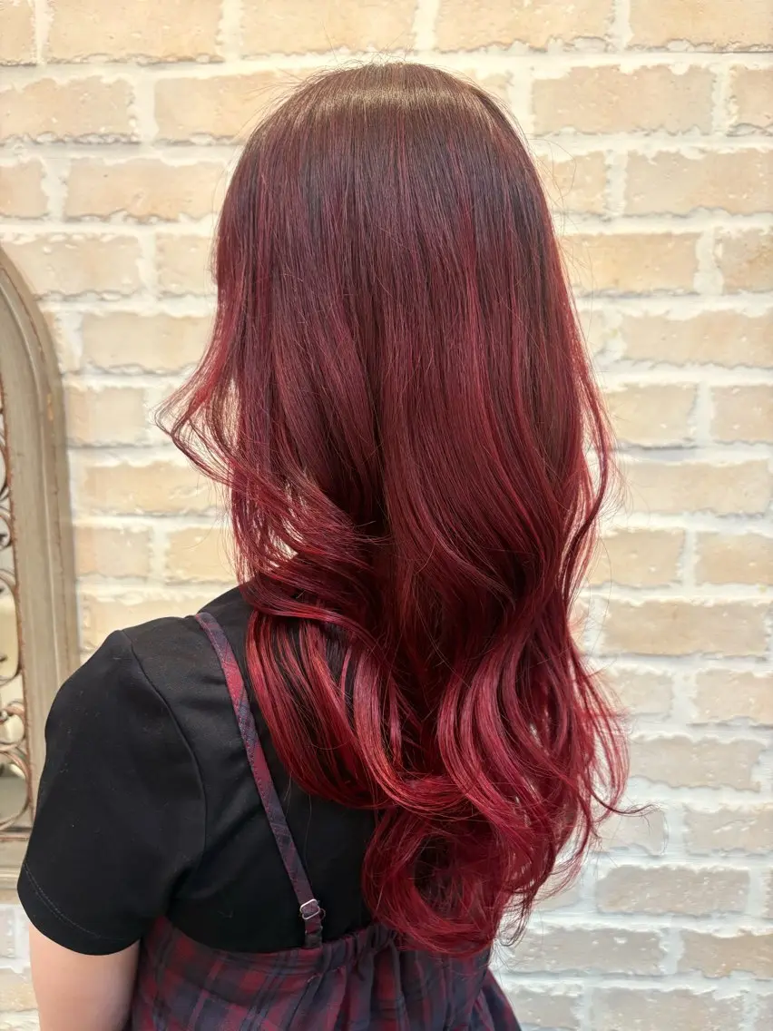 セミロング カラー バレイヤージュ ブリーチ イルミナカラー レイヤーカット カット ヘアカラー トリートメント 木津奈保子💚 ✨髪質改善のヘアスタイル