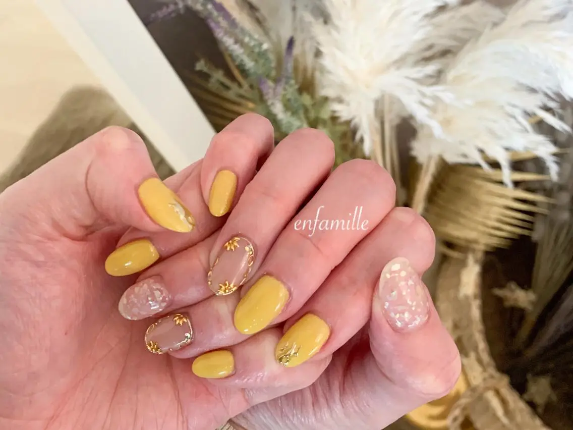 ネイル ハンドネイル nail salon en familleのネイルデザイン