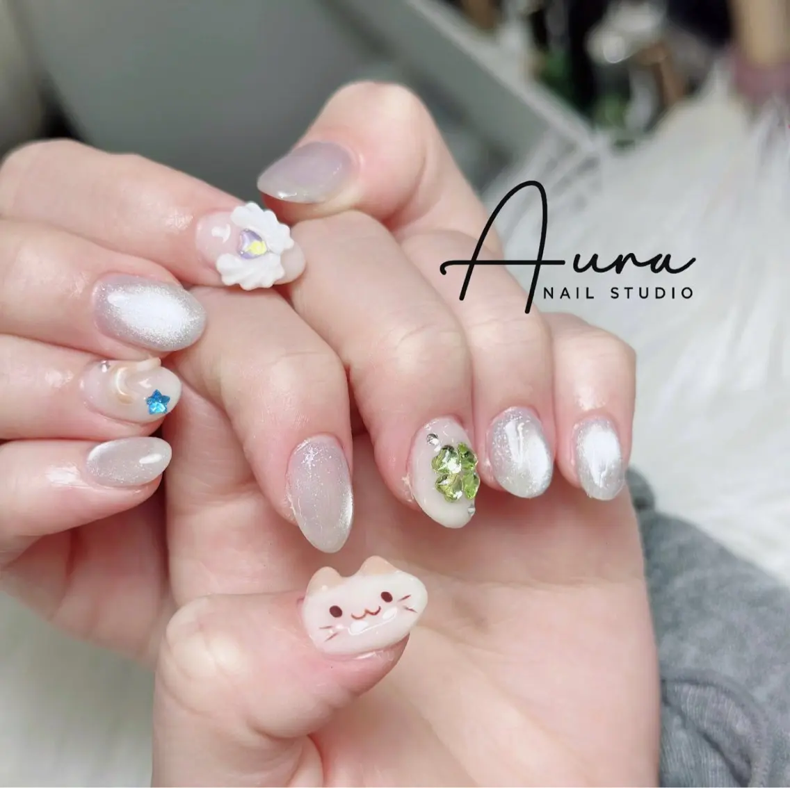 ネイル ハンドネイル Aura Nail Studioのネイルデザイン