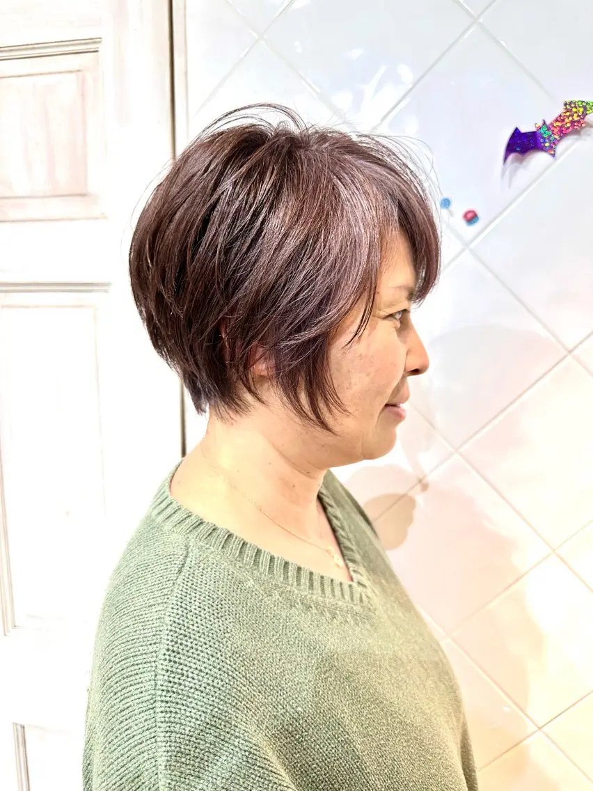 ショート 似合わせカット ショートヘア カット ヘアカラー トリートメント ✨やわらかヘア✨ ✂️杉浦優仁のヘアスタイル