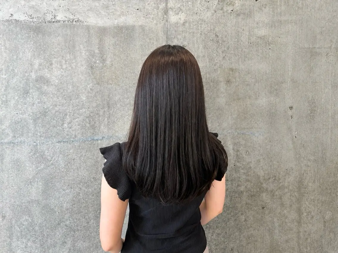 セミロング カラー 蓮見友里 PiSTA/portのヘアスタイル