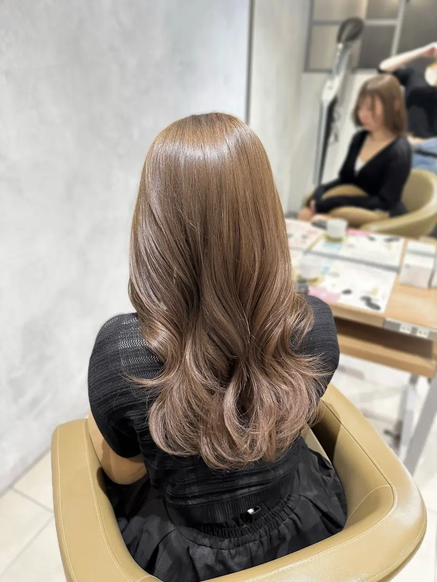 ロング カット ヘアカラー トリートメント 🎀LUNA🎀 レイヤーカット/艶髪のヘアスタイル