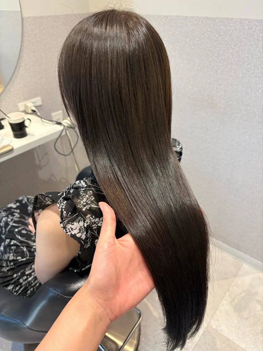 ロング カラー 髪質改善 トリートメント ヘアカラー トリートメント 女性リピ90%🍨 🩷佐藤みずきのヘアスタイル