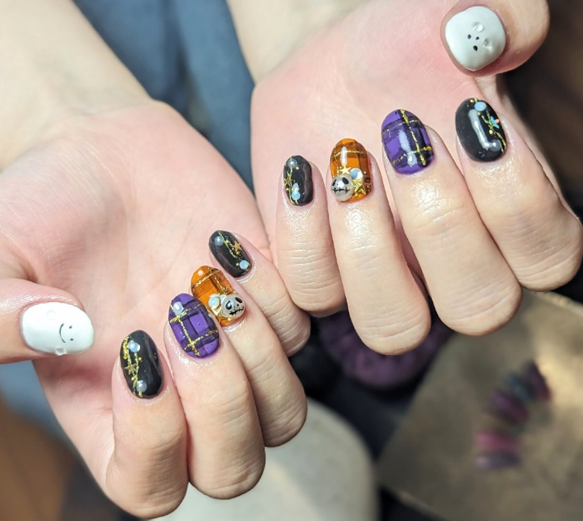ネイル ハロウィン ハンドネイル 推しネイル | 　aycnailのネイルデザイン