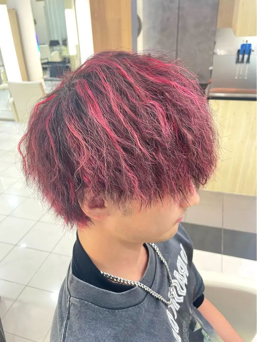 パーマ メンズ カット パーマ トリートメント chic channel伊藤のヘアスタイル