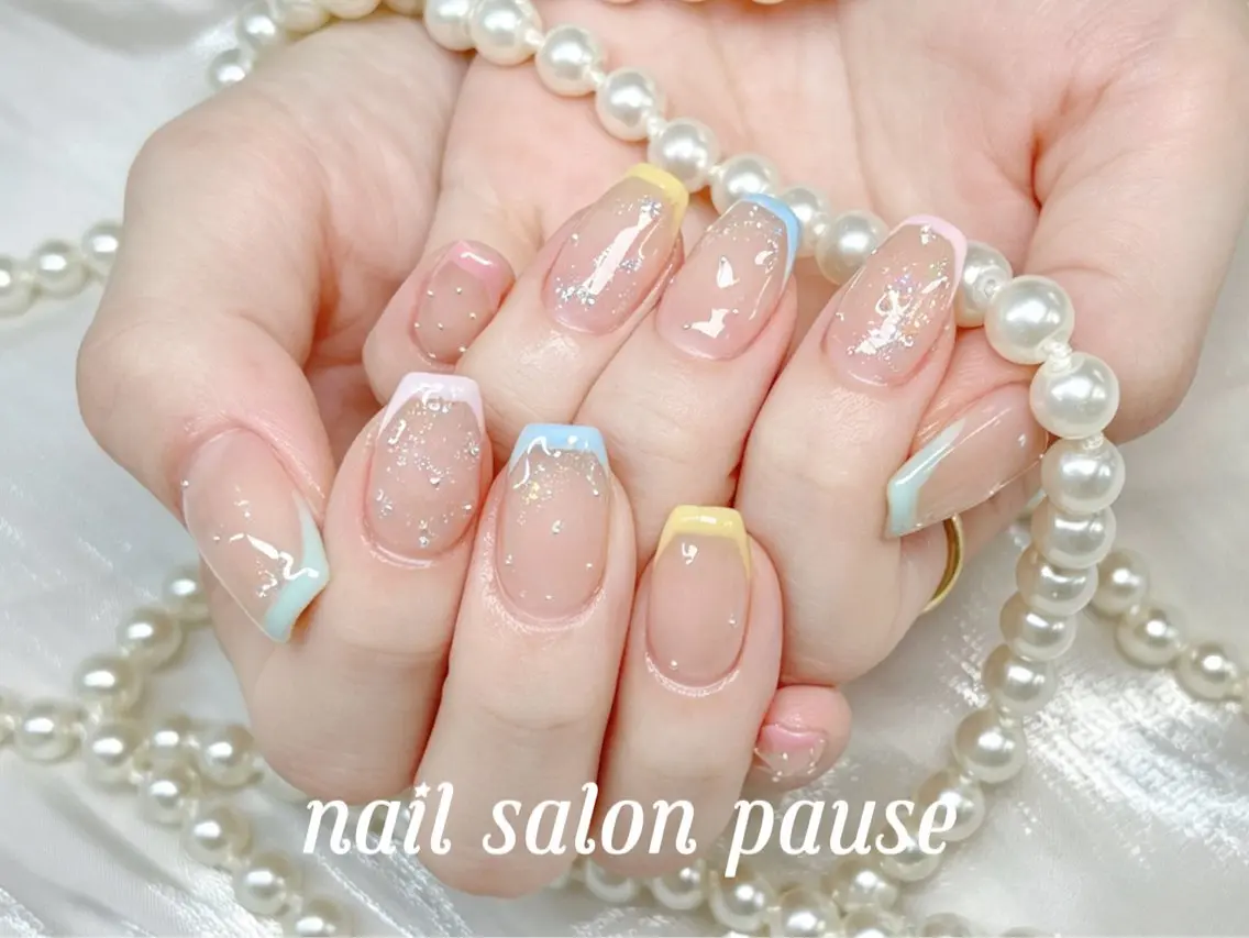 ネイル ハンドネイル ハンドケア nail salon pause✨のネイルデザイン