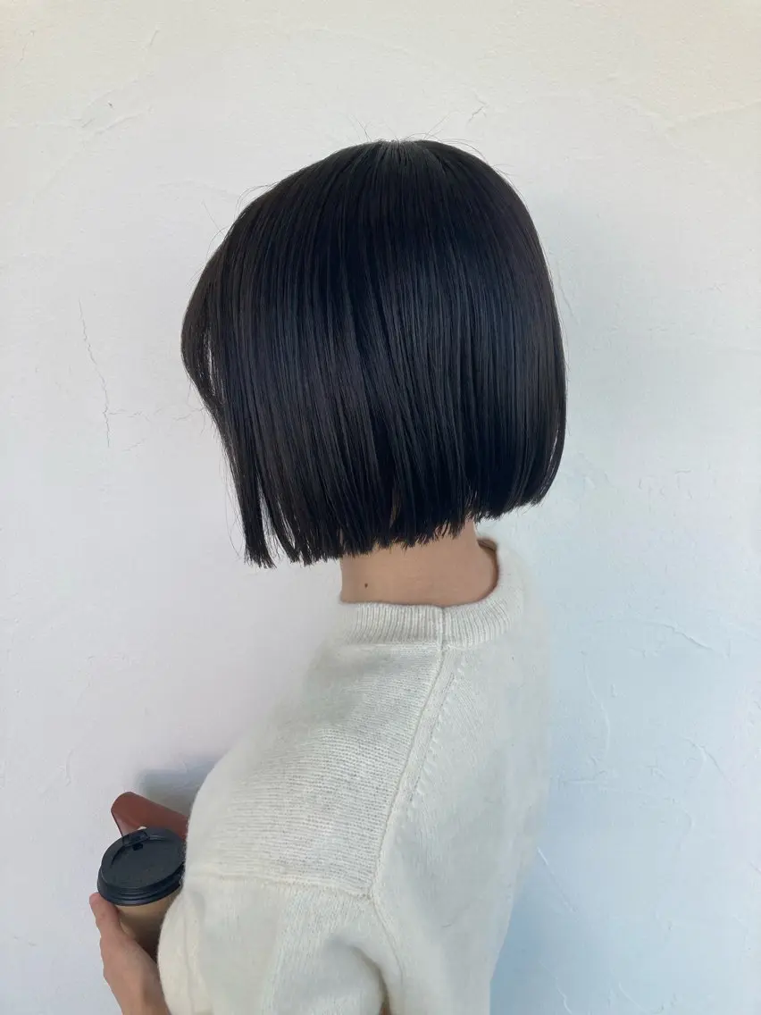 カット+縮毛矯正の写真