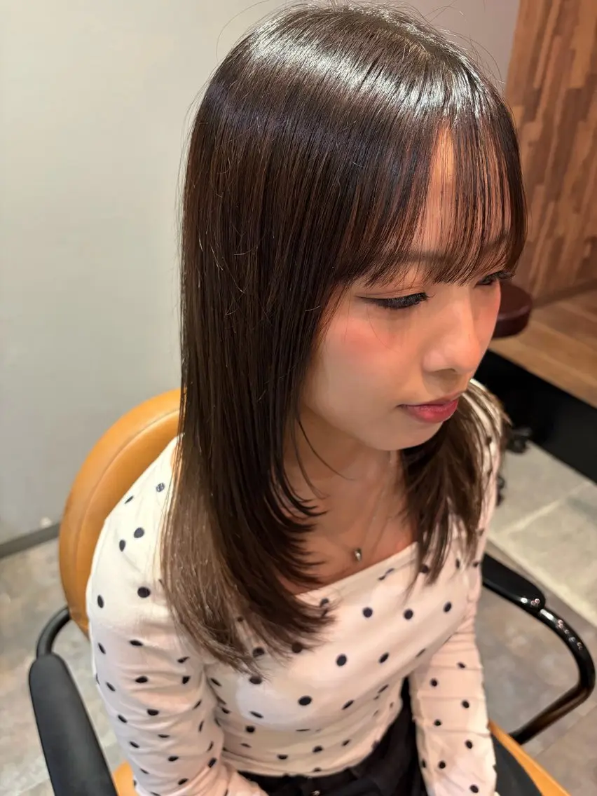 ロング カット ✨縮毛矯正モデル✨ RURUのヘアスタイル