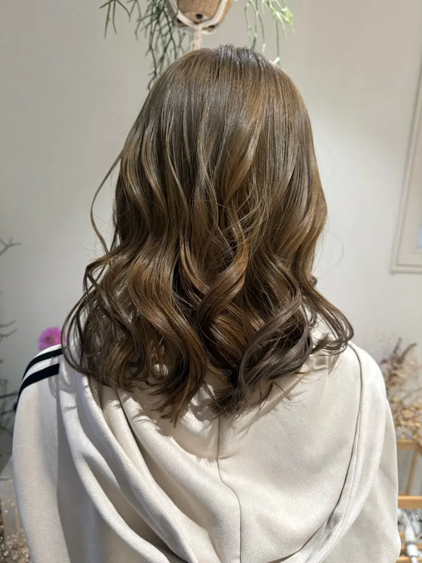 セミロング カラー カット ヘアカラー 暖色/透明感カラー 🌷荘司まゆり🌷のヘアスタイル