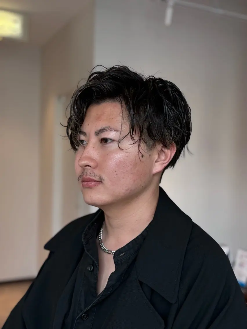 セミロング カット 💈理容室/メンズ 特化💈平野 留衣のヘアスタイル