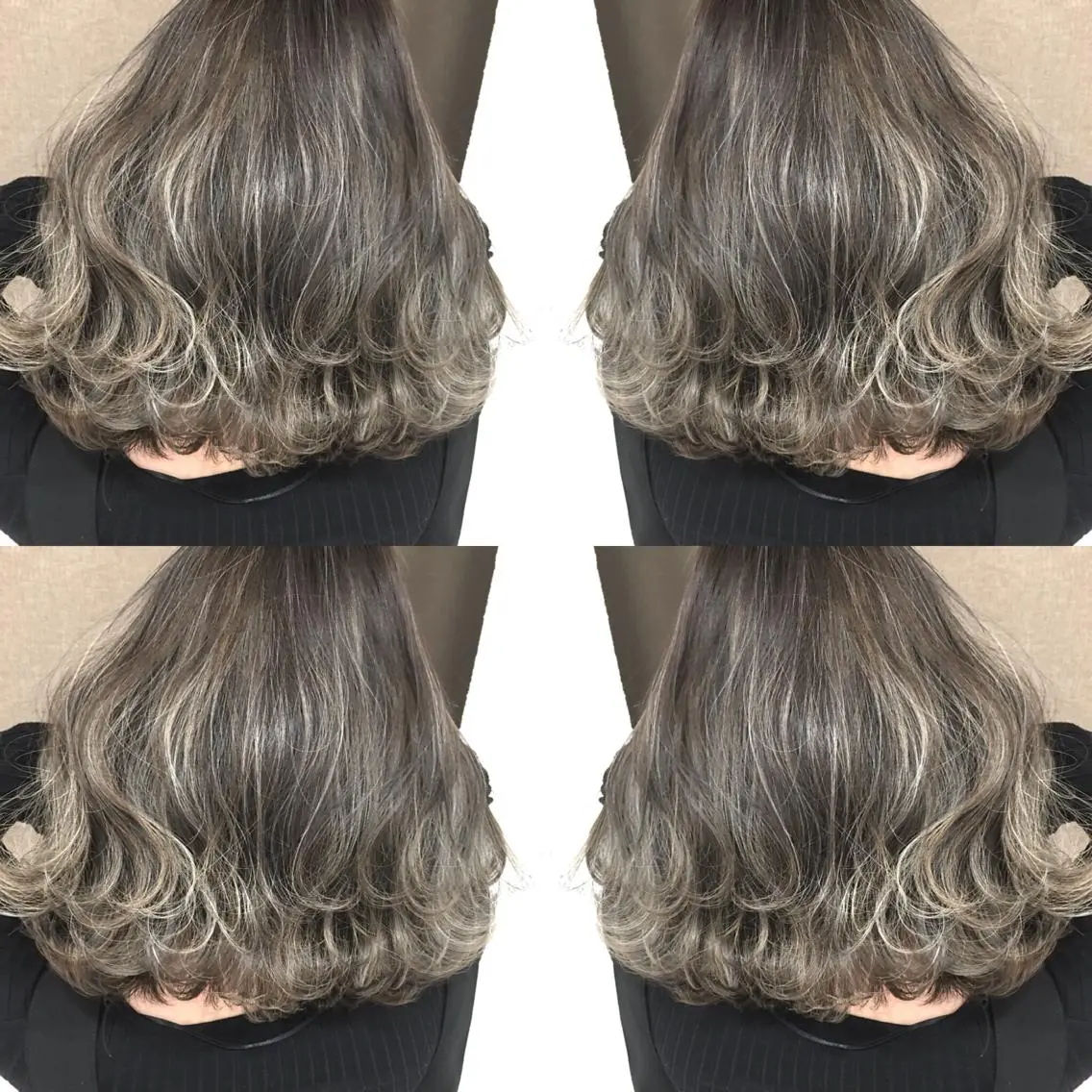 ショート カラー ハイライトカラー 3Dハイライト ハイライト ヘアカラー トリートメント 井上 一平のヘアスタイル