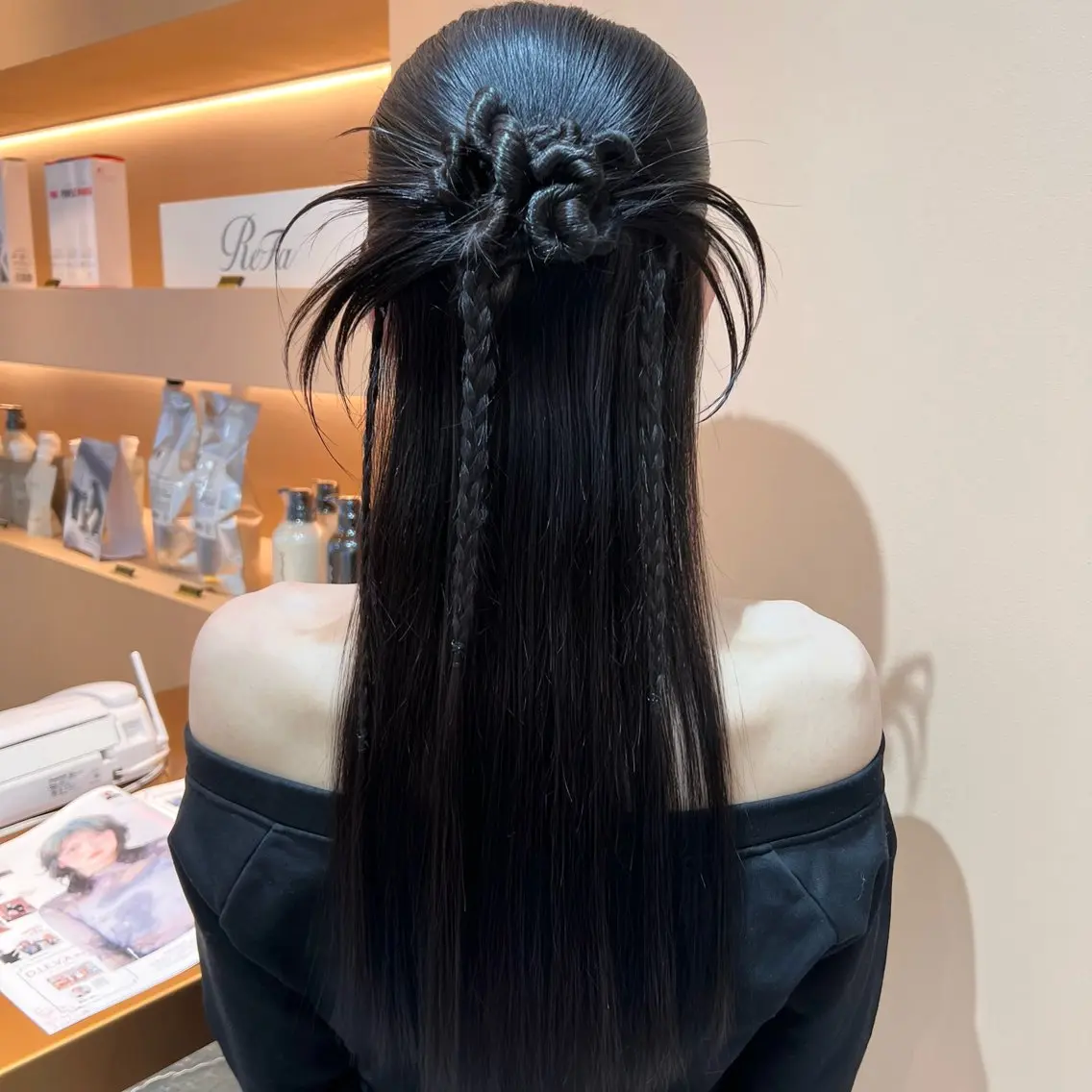 ロング ヘアアレンジ ヘアセット ✨カチモリ✨レイヤー 韓国ヘア🇰🇷ゆいのヘアスタイル