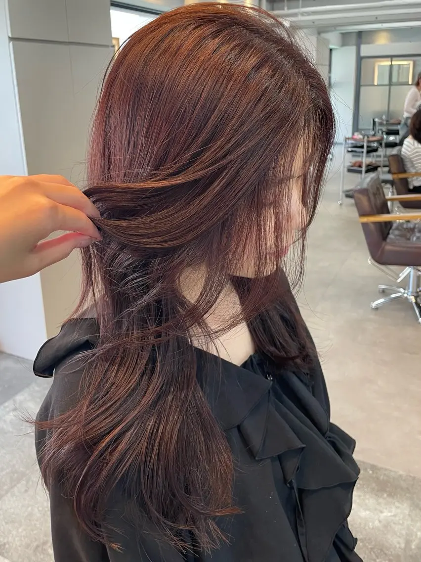 【NEW✨】カット+透明感カラー+2stepトリートメント+ホームケア付きの写真