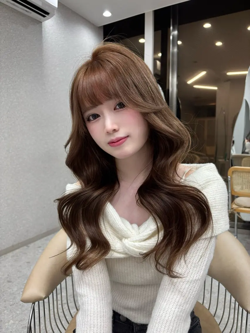 セミロング カラー ヘアアレンジ ブリーチ 透明感カラー ダブルカラー グレージュ ラベンダーカラー カット ヘアカラー 透明感カラー¦ まなみ🎀💞のヘアスタイル