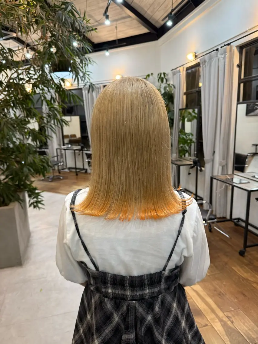 カラー ヘアカラー 市川 夢のヘアスタイル