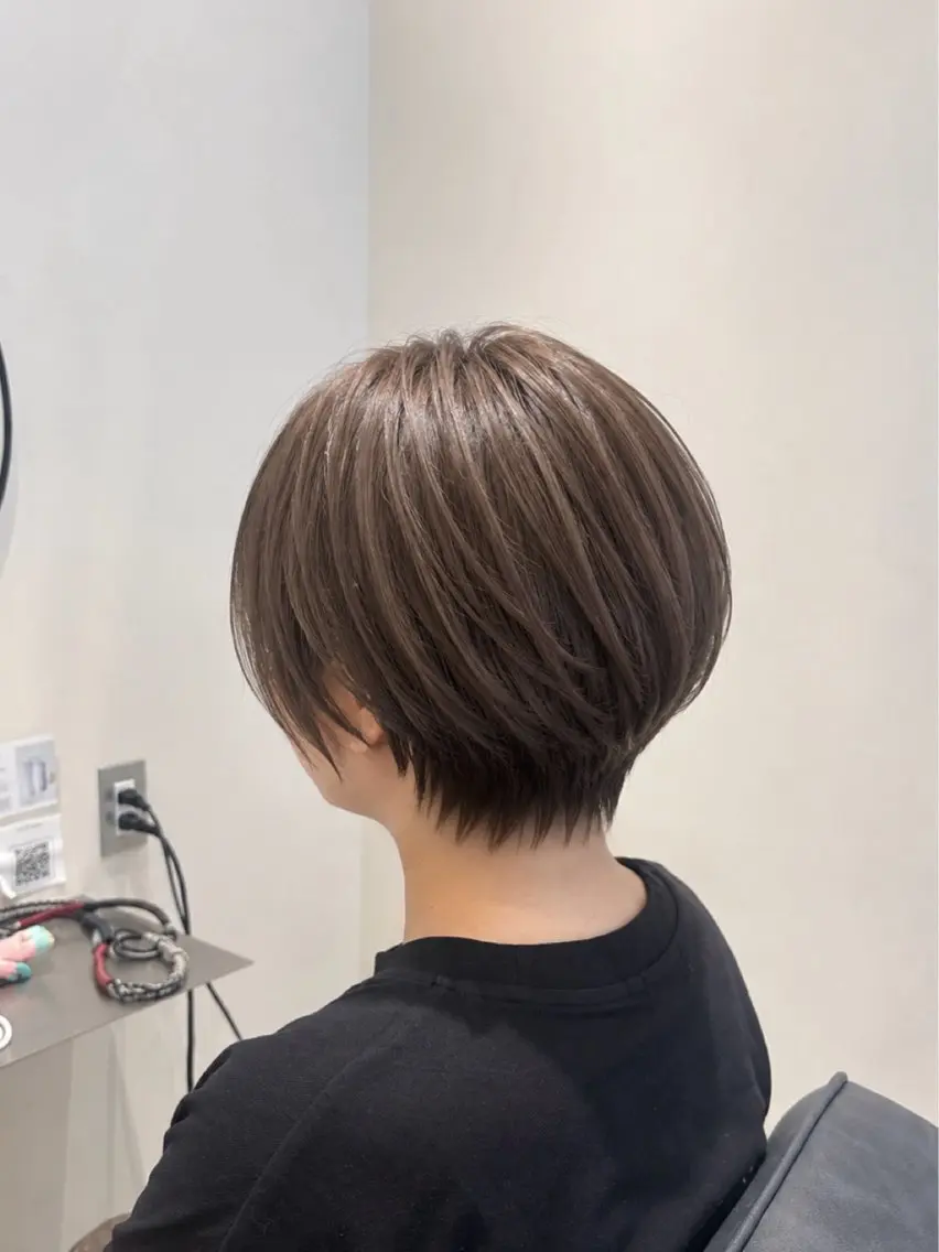 ショート 似合わせカット ショートヘア Cocoro 艶カラー🎀のヘアスタイル