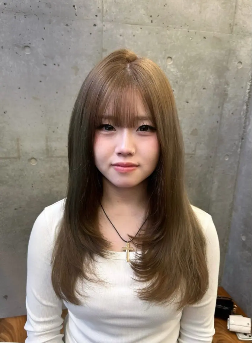 ロング 💙ハイトーン/韓国 style あかねのヘアスタイル