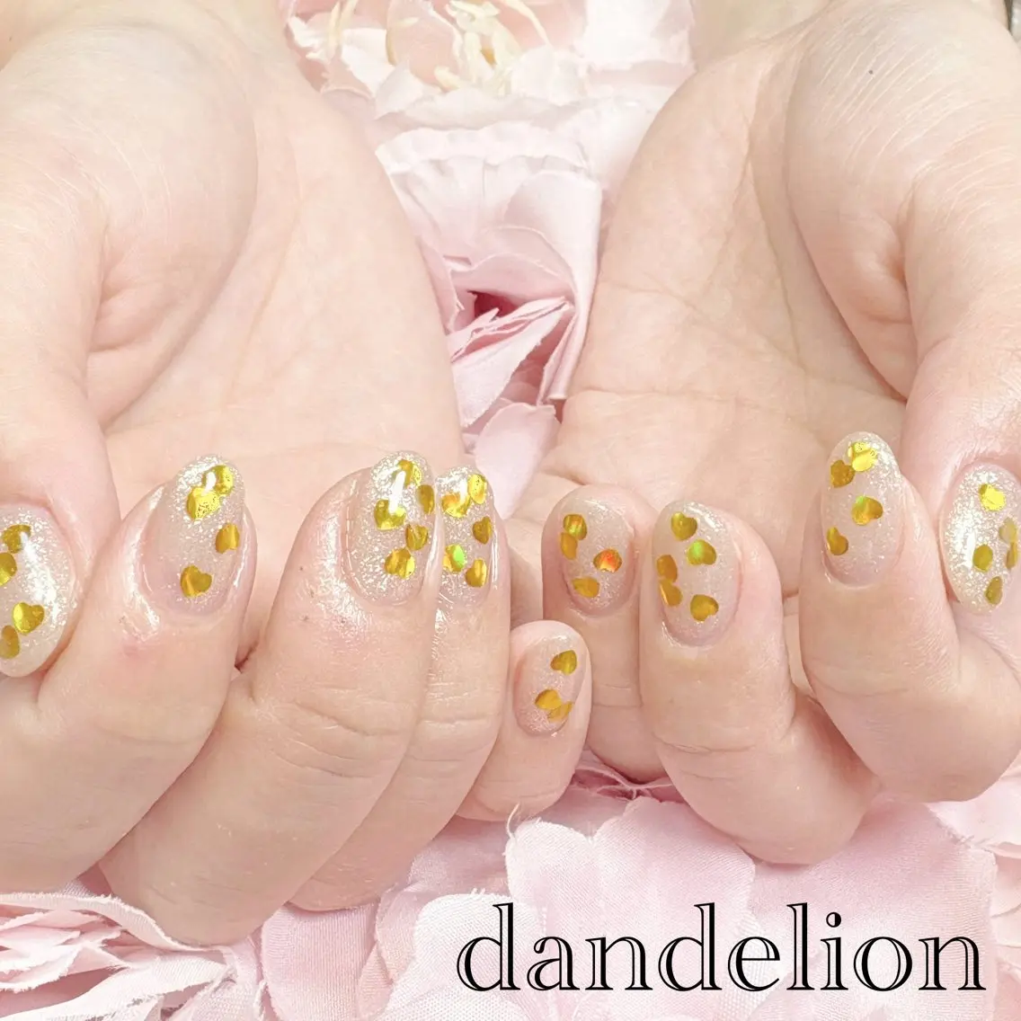 ネイル ハンドネイル ハンドケア dandelion ダンデライオンのネイルデザイン