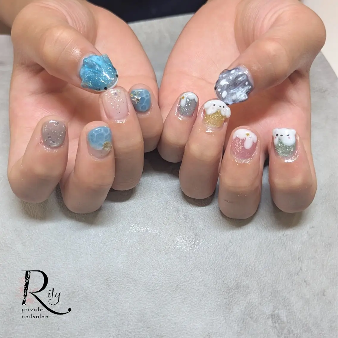 ネイル ハンドネイル nailsalon Rilyのネイルデザイン