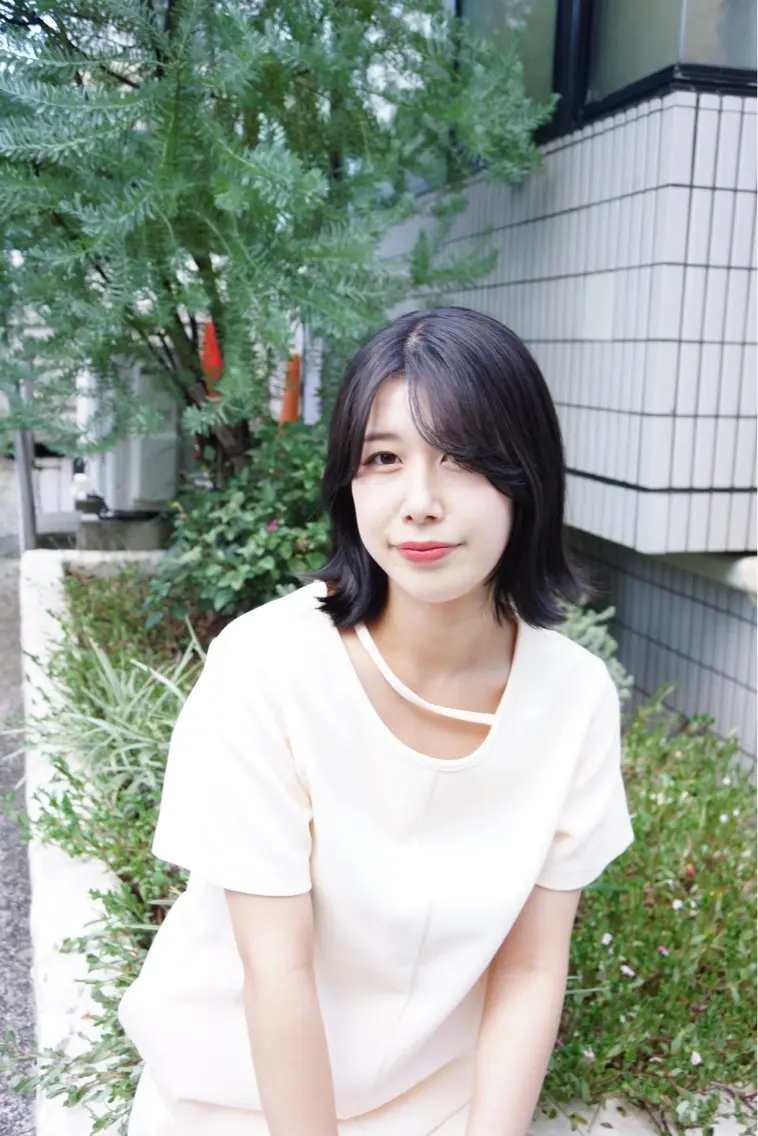 ミディアム ヘアカラー 愛心manami HOPEのヘアスタイル