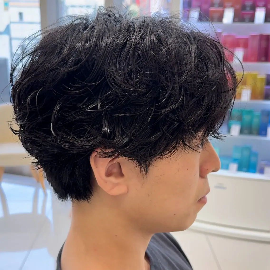 パーマ メンズ メンズパーマ メンズ縮毛矯正 ♠️店長下平隼人のヘアスタイル