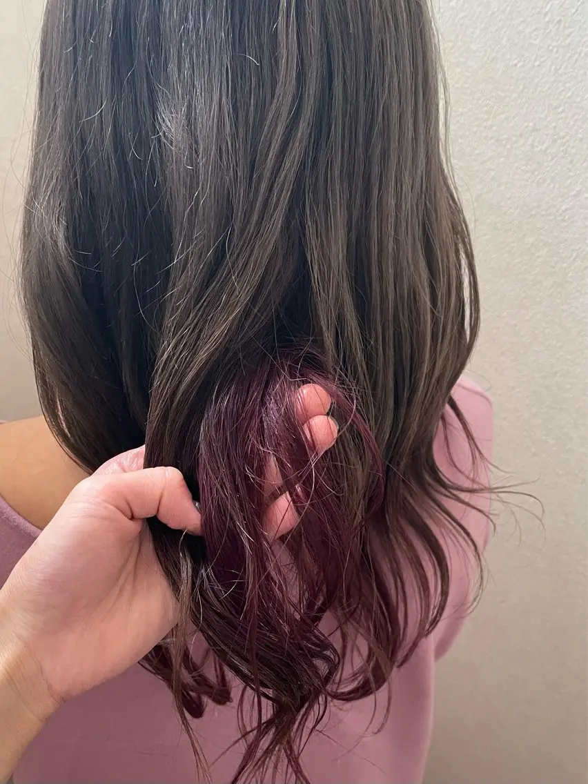 ロング カラー ヘアカラー 艶カラー🎀 YUUKAのヘアスタイル