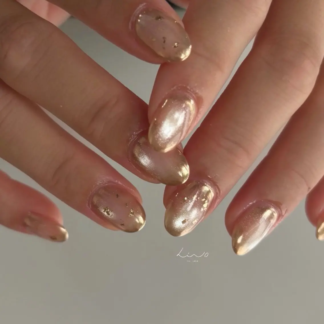 ネイル ニュアンスネイル ショートネイル ハンドネイル nail salon linoのネイルデザイン