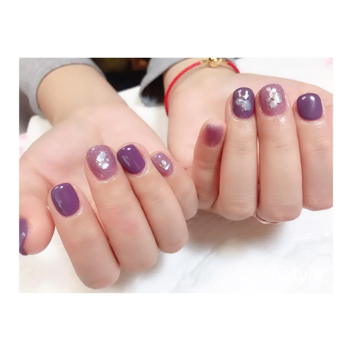 ショート ネイル ジェルネイル ニュアンスネイル オフィスネイル シンプルネイル 🐾enen style 🐾のネイルデザイン