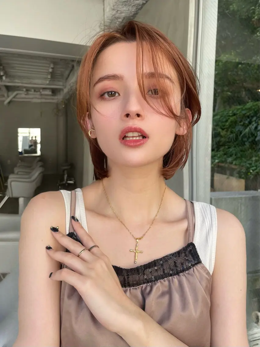ミディアム カット ヘアカラー 韓国ヘア&耳ツボ💎 池袋/himeriのその他イメージ