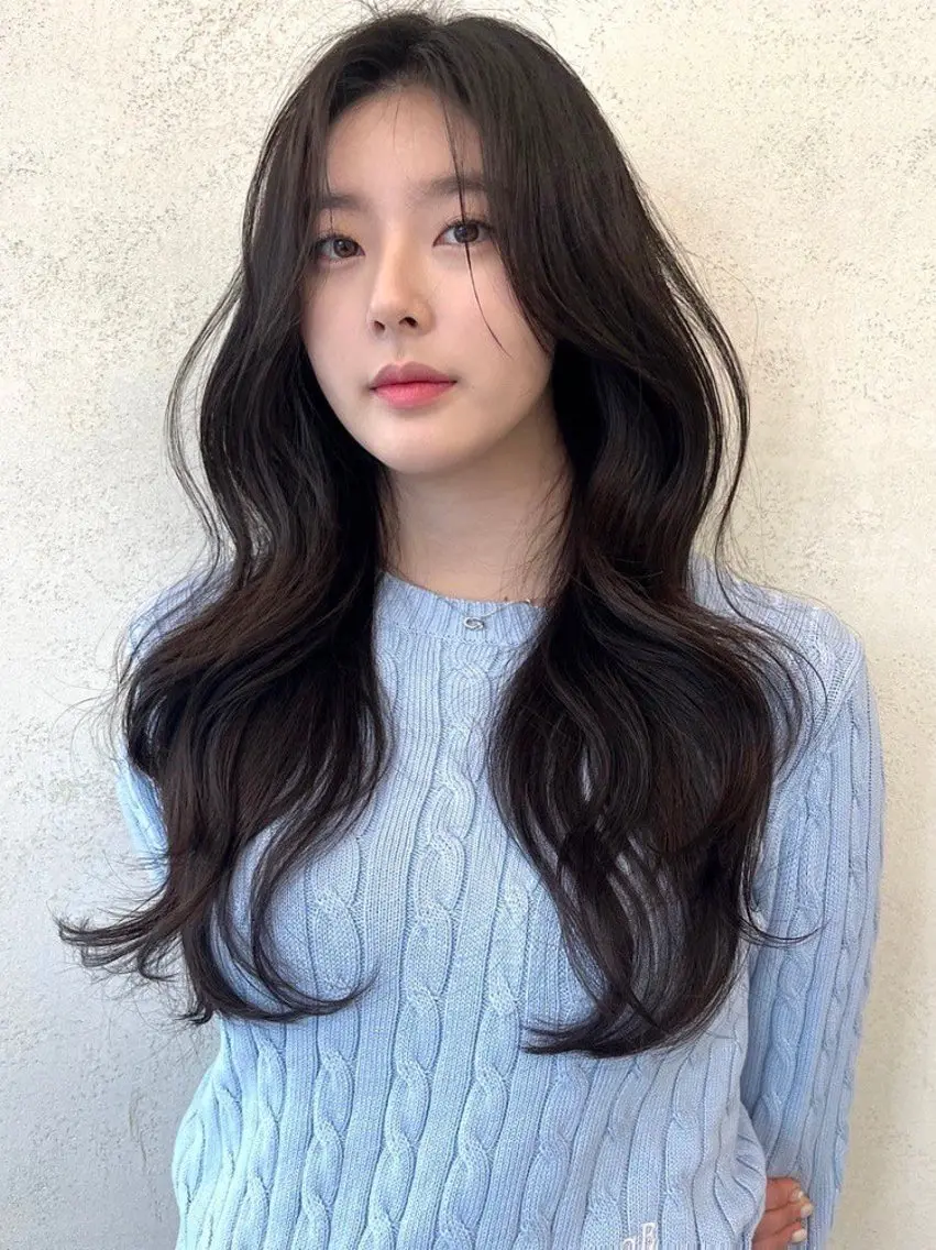 セミロング カット 縮毛矯正 トリートメント 梅田髪質改善 韓国カット/星野綾哉のヘアスタイル