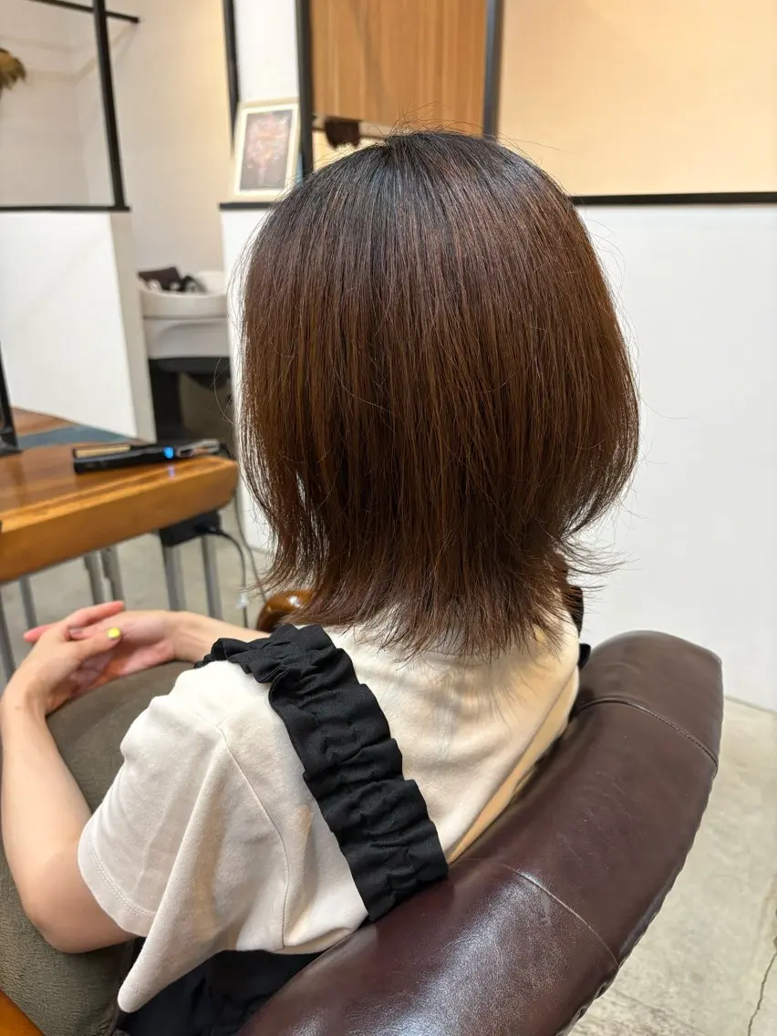 ミディアム 吉沢 史翔のヘアスタイル
