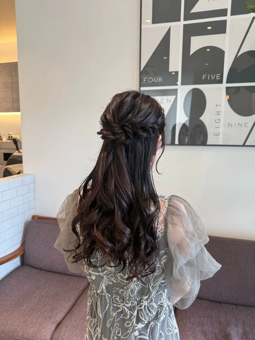ヘアアレンジ ヘアセット rio ୨୧のヘアスタイル